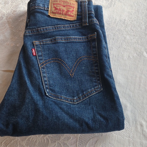 Levi's Wedgie Straight Classic Blue Jean Size 26 - Picture 11 of 11